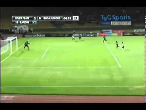Gol de Lanzini  River Plate 1   boca 0