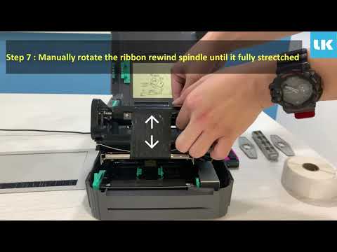 TSC 244 PRO Printer Ribbon and Label installation