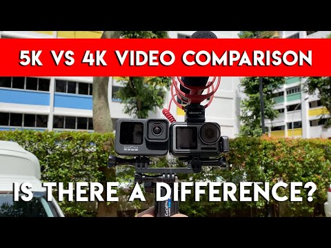 GoPro Hero 9 vs DJI Osmo Action (Side-by-Side Video Comparison)