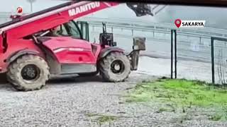 Değeri 5 Milyonun Üzerindeki İş Makinesini Saniyeler İçinde Çaldı