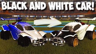 How to Make Your Car BLACK & WHITE in Rocket League! [HAVE ANY CAR YOU WANT!]