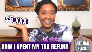 THE 3 THINGS I DID WITH MY TAX REFUND: How I spent my 2020 tax refund wisely | KeAmber Vaughn