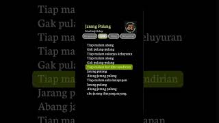 Download lagu Jarang Pulang | lirik lagu tiap malam abang gk pulang pulang, butuh kasih sayang #liriklagu #lirik mp3 Download lagu Jarang Pulang | lirik lagu tiap malam abang gk pulang pulang, butuh kasih sayang #liriklagu #lirik mp3