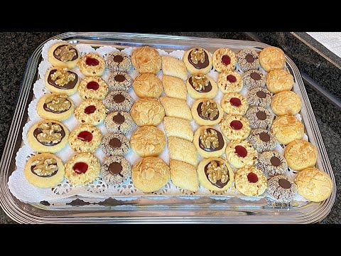 1 Teig 5 verschiedene Kekse schnell und einfach Plätzchen Rezept #1