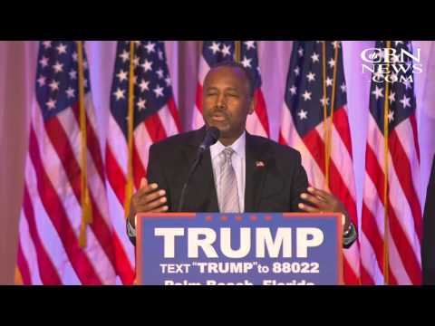 Ben Carson Throws Support Behind Donald Trump