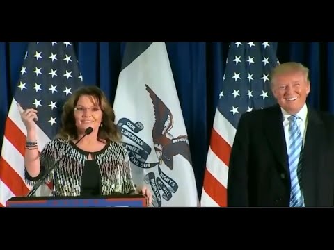 • Sarah Palin Endorses Donald Trump • Full Video • 1/19/16 •