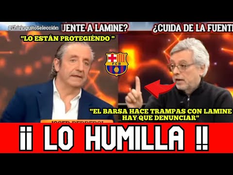 💥 BRUTAL FACE-OFF between PEDREROL and DAMIAN over LAMINE AND BARSA'S CHEATING! THEY'RE LYING!