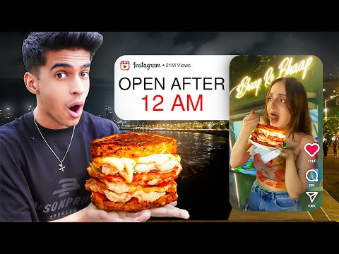 I Tested all 24-Hour Restaurants in Mumbai ! (after 12 am)