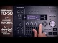 Roland TD-50 v-drums kit loading tutorial for drum-tec sound editions