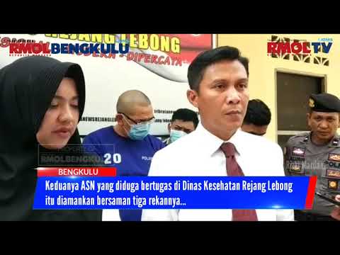 Dua Oknum ASN Rejang Lebong Diringkus Satnarkoba Rejang Lebong