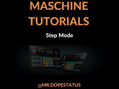 [STEP MODE] NATIVE INSTRUMENTS MASCHINE STUDIO TUTORIAL