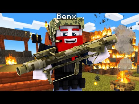 Insane Minecraft Battle ft. Benx & Killer Weapons!
