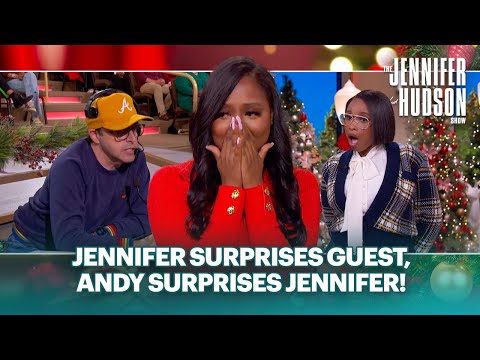 Double Surprise! Jennifer Hudson Stuns Guest, and Andy Shocks Jennifer