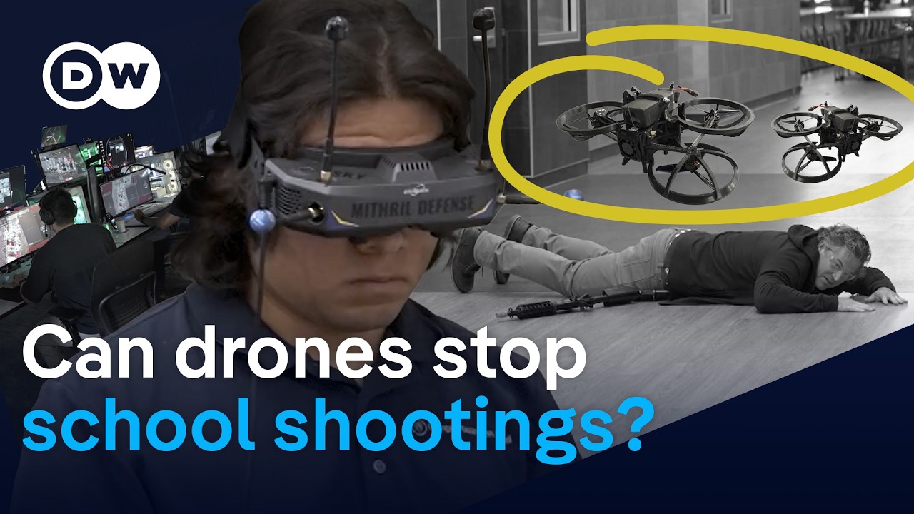 Can drones stop school shootings in the US? | DW News