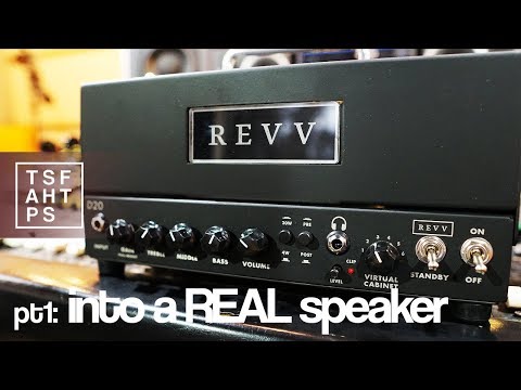 REVV D20 Part 1 -  playing through a REAL Speaker