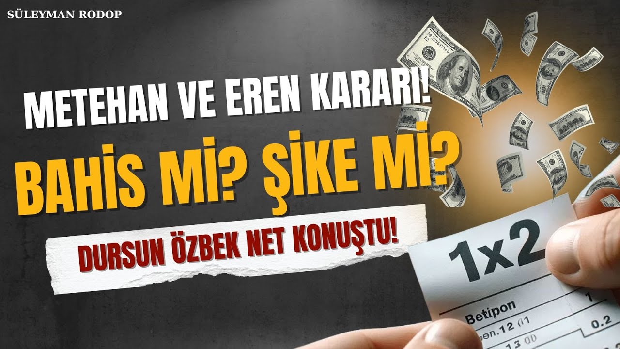 Bahis mi? Şike mi? | Galatasaray'da Flaş Kararlar! Eren ve Metehan | Dursun Özbek Net Konuştu!