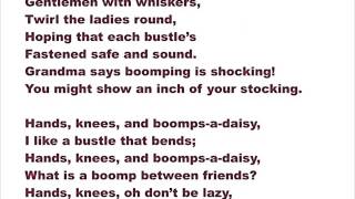 Hands knees and boomps a daisy sing along
