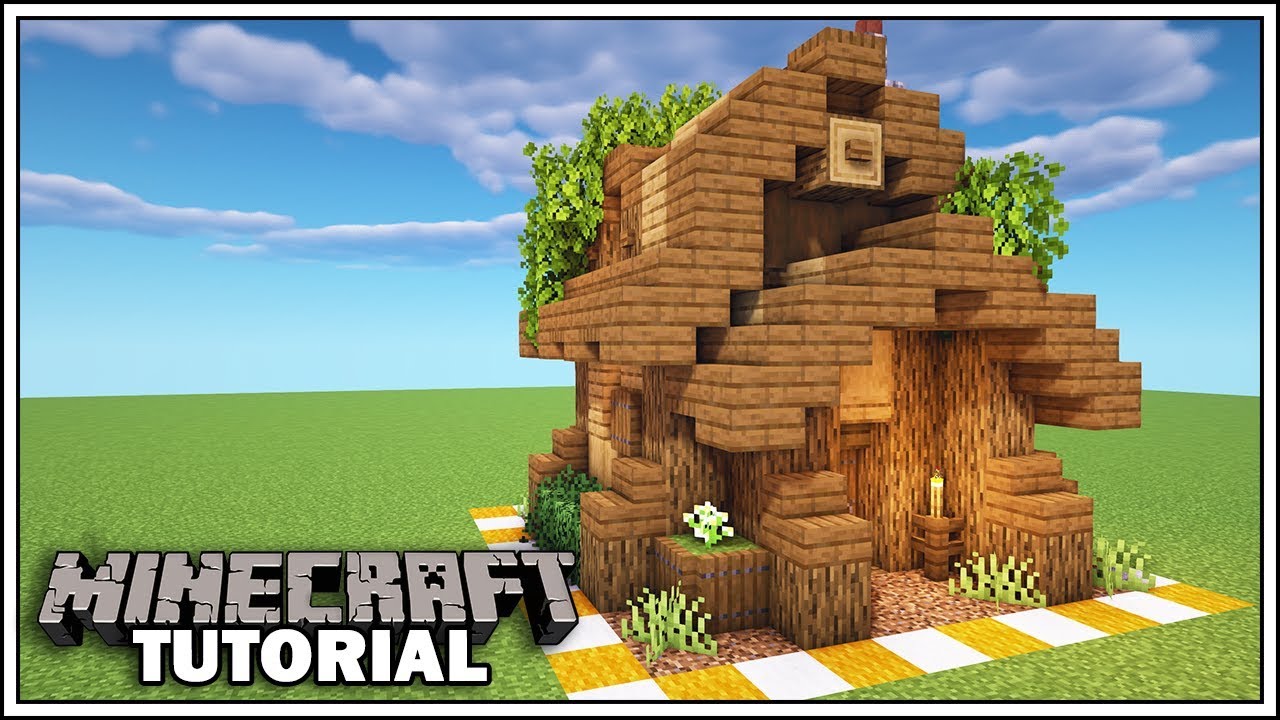 Minecraft 8x8 Starter House Tutorial [How to Build] - YouTube