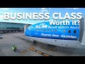 KLM B787 Business Class Review BUE-AMS