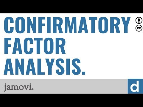 Confirmatory factor analysis — jamovi