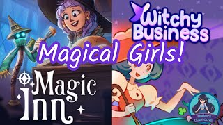 Magical Girl Saturday! First Looks at Magic Inn and Witchy Business!