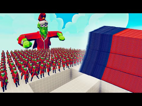 100x GRINCH + 1x GIANT vs 3x EVERY GOD - Totally Accurate Battle Simulator TABS