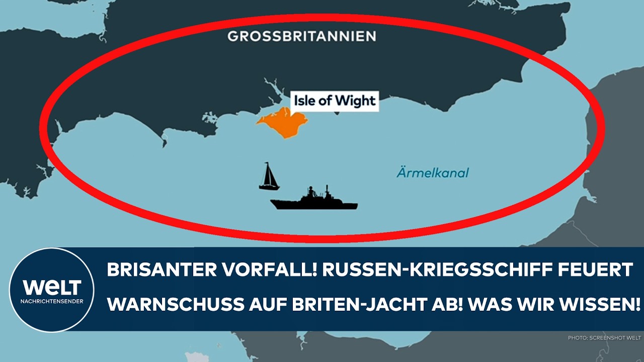 ÄRMELKANAL: Brisanter Vorfall! Russen-Kriegsschiff feuert Warnschuss auf Jacht ab! Was wir wissen!