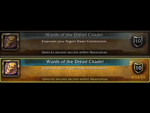How to Unlock Old Naxxramas! Wards of the Dread Citadel Achievement!