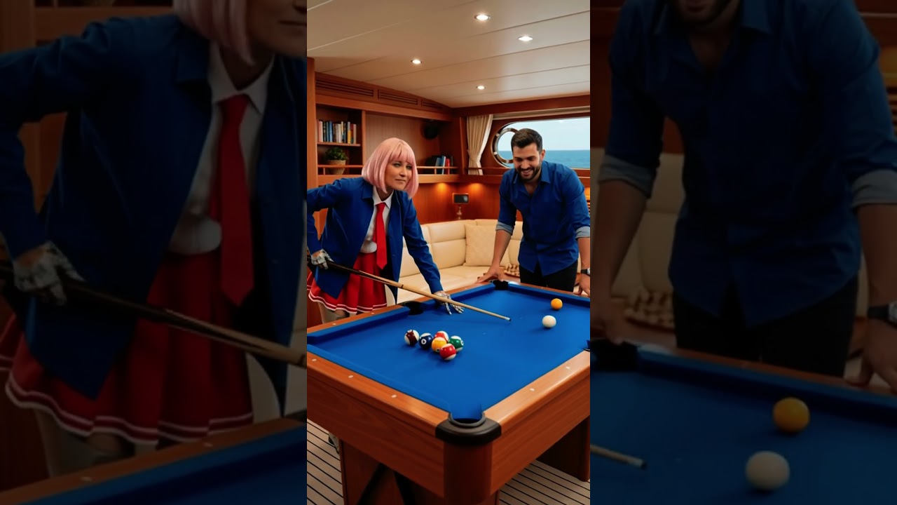 Robot Girl Has Fun in the Boat Cabin 🤖⚓ | AURA Discovers Laughter