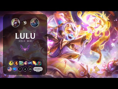 Lulu Mid vs Yasuo - NA Master Patch 13.8