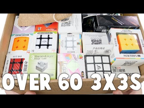 My BIGGEST Unboxing Ever! 60+ 3x3s | TheCubicle.us