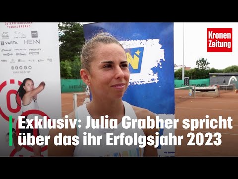 Julia Grabher: "The goal is to play in the major tournaments" | krone.tv SPORT
