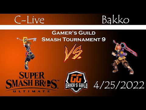 Gamer's Guild Smash Monthly 9 - C-Live (Sora) vs Bakko (Shulk)