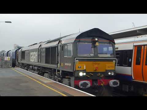GBRF 66779 passes Clapham Junction