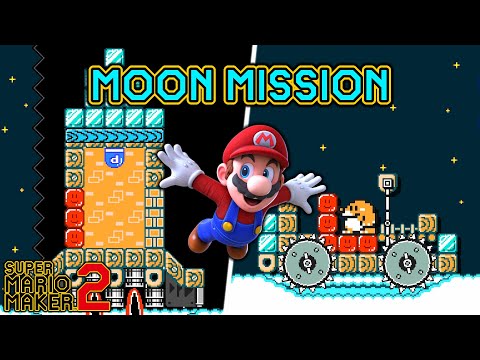 Super Mario Maker 2 - Moon Mission: Lunar Liftoff!