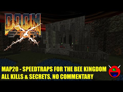 Doom 2: Back to Saturn X Episode 2 (BTSX2) - MAP20 Speedtraps for the Bee Kingdom - All Secrets