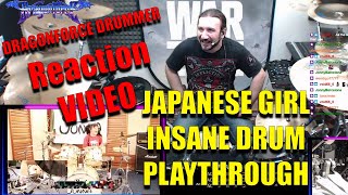 Download lagu Reaction Video - DragonForce Drummer Reacts to Insane Japanese Girl Drum Cover mp3 Download lagu Reaction Video - DragonForce Drummer Reacts to Insane Japanese Girl Drum Cover mp3