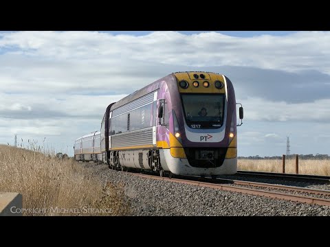 Vline Vlocity Diesel Railcar Transfer 8897 At Gheringhap  (17/4/2023) - PoathTV Trains In Australia