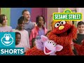 Sesame Street Murray Makes Recycled Artwork Murray Had A Little Lamb