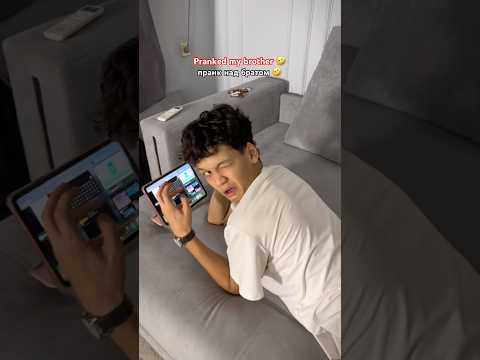 Pranked my brother 🤣 #mambetaliaruzhan #aruzhanm #funny