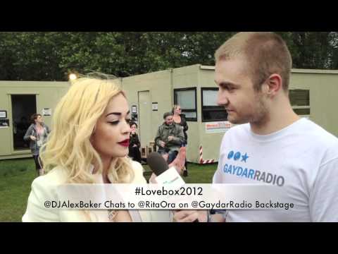 GaydarRadio - Rita Ora - Backstage At Lovebox