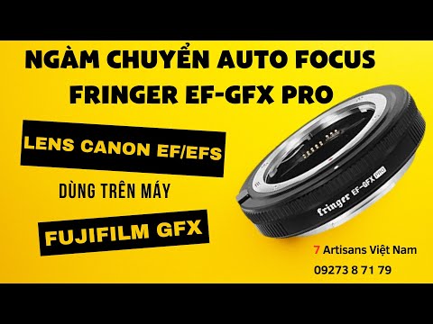 Ngàm Chuyển Fringer EF-GFX Pro (FR-EFTG1) - Tự Động Lấy Nét Canon EF Sang Fujifilm GFX Medium Format