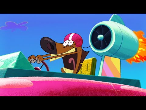 ZIG AND SHARKO 🔥 MOTOR RACING (SEASON 2) New episodes | Cartoon for kids
