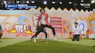 [ENG] Super TV S2 - Super Junior x Red Velvet laughing ninja game!
