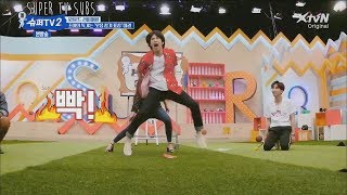 [ENG] Super TV S2 - Super Junior x Red Velvet laughing ninja game!