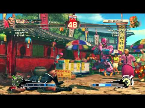 SSF4AE - Dhalsim (WhySoSerious) Vs Balrog (interex98)
