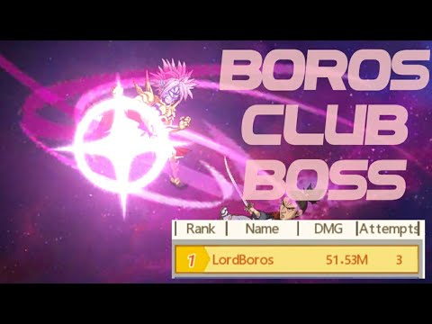 Vs Boros club boss showcase (One Punch Man The Strongest)