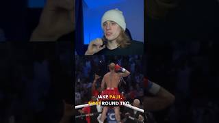 Jake Paul knocks out Homer Simpson 😳 #boxing #shorts #jakepaul