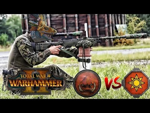 Greenskins vs Lizardmen | SNIPIN SKINKS: Total War Warhammer 2