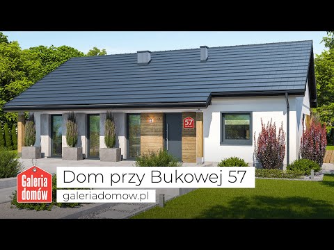 Projekt domu przy Bukowej 57 - GaleriaDomow.pl
